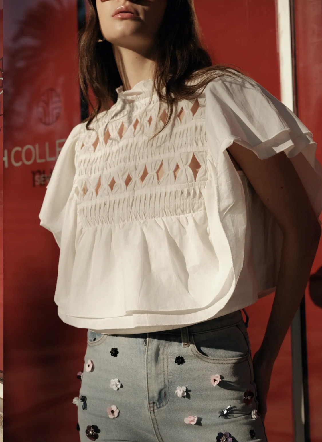 Crop blouse